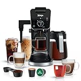 Ninja CFP301 DualBrew Pro Specialty 12-Cup Coffee Maker with Glass Carafe, Single-Serve, Grounds,...