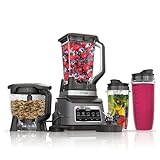 Ninja BN801 Professional Plus Kitchen System, 1400 WP, 5 Functions for Smoothies, Chopping, Dough &...