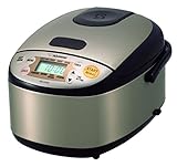 Zojirushi NS-LHC05 Micom Rice Cooker & Warmer, Stainless Dark Brown, 3 Cups Uncooked