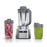 Ninja SS151 TWISTi Blender DUO, High-Speed 1600 WP Smoothie Maker & Nutrient Extractor* 5 Functions...